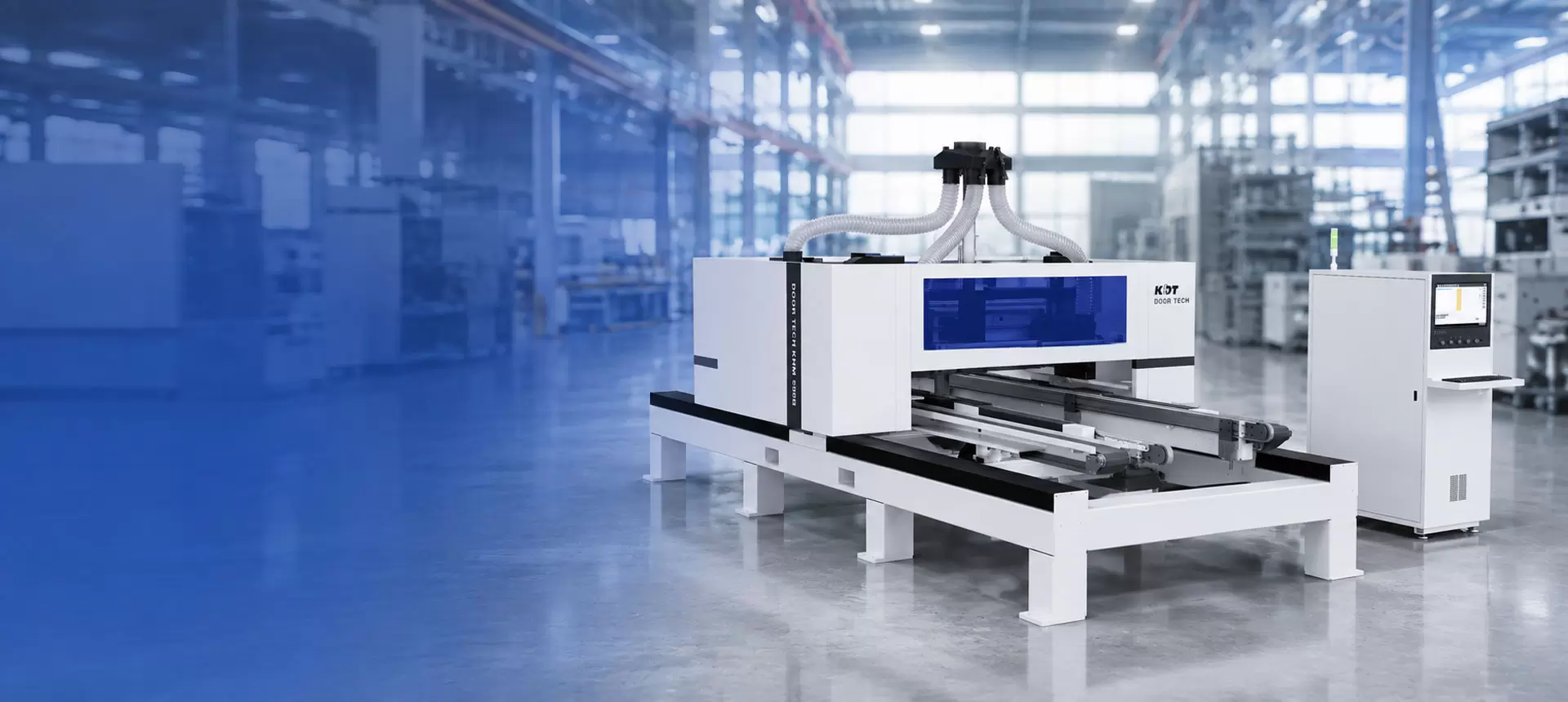 Equipamento de processamento de portas de madeira